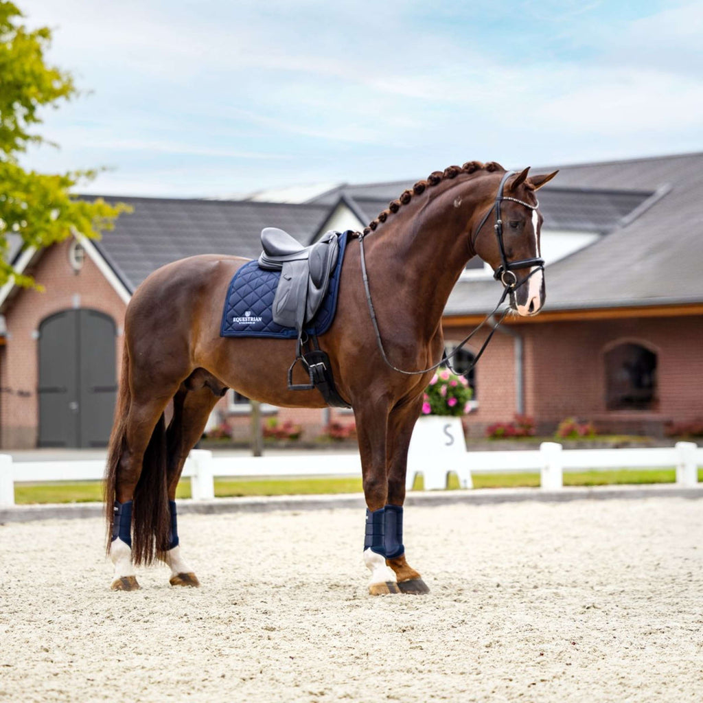 Equestrian Stockholm Zadeldekje Line Dressuur Navy