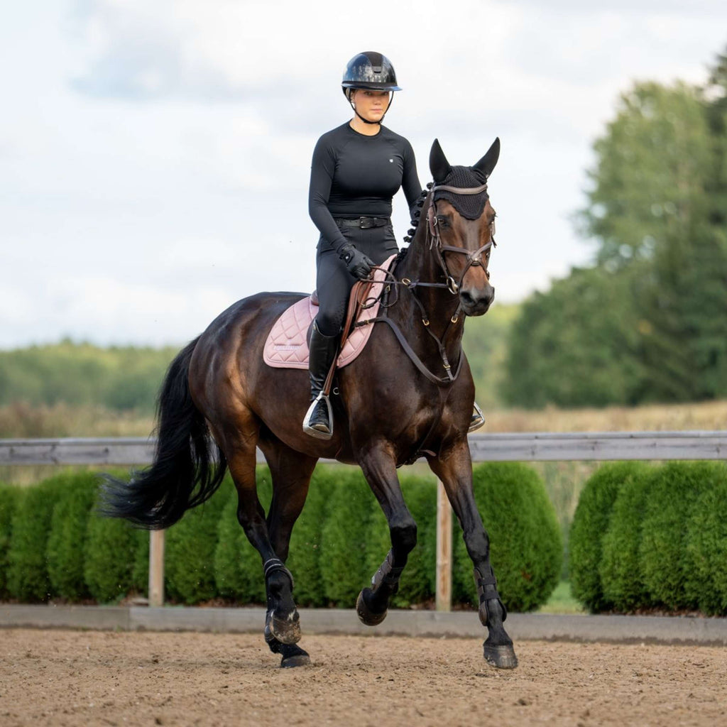Equestrian Stockholm Zadeldekje Line Springen Roze