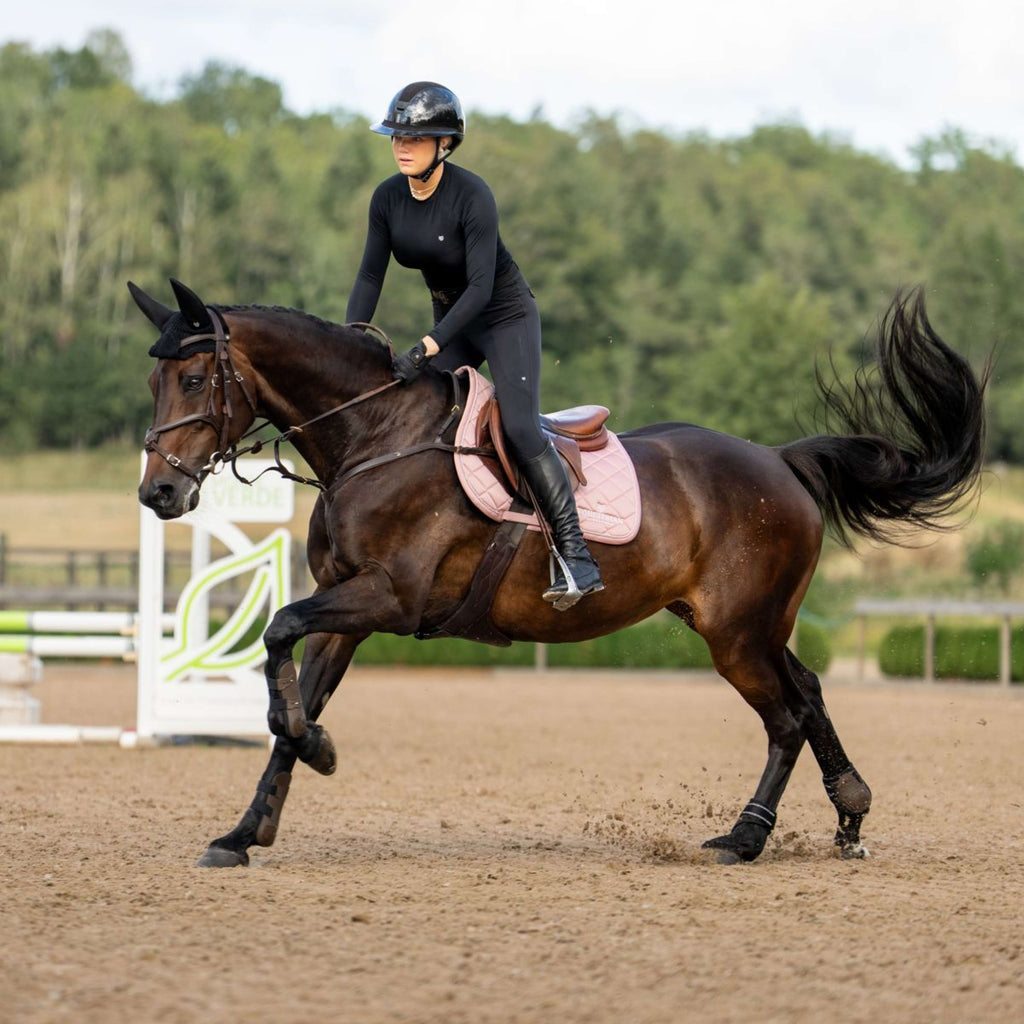 Equestrian Stockholm Zadeldekje Line Springen Roze