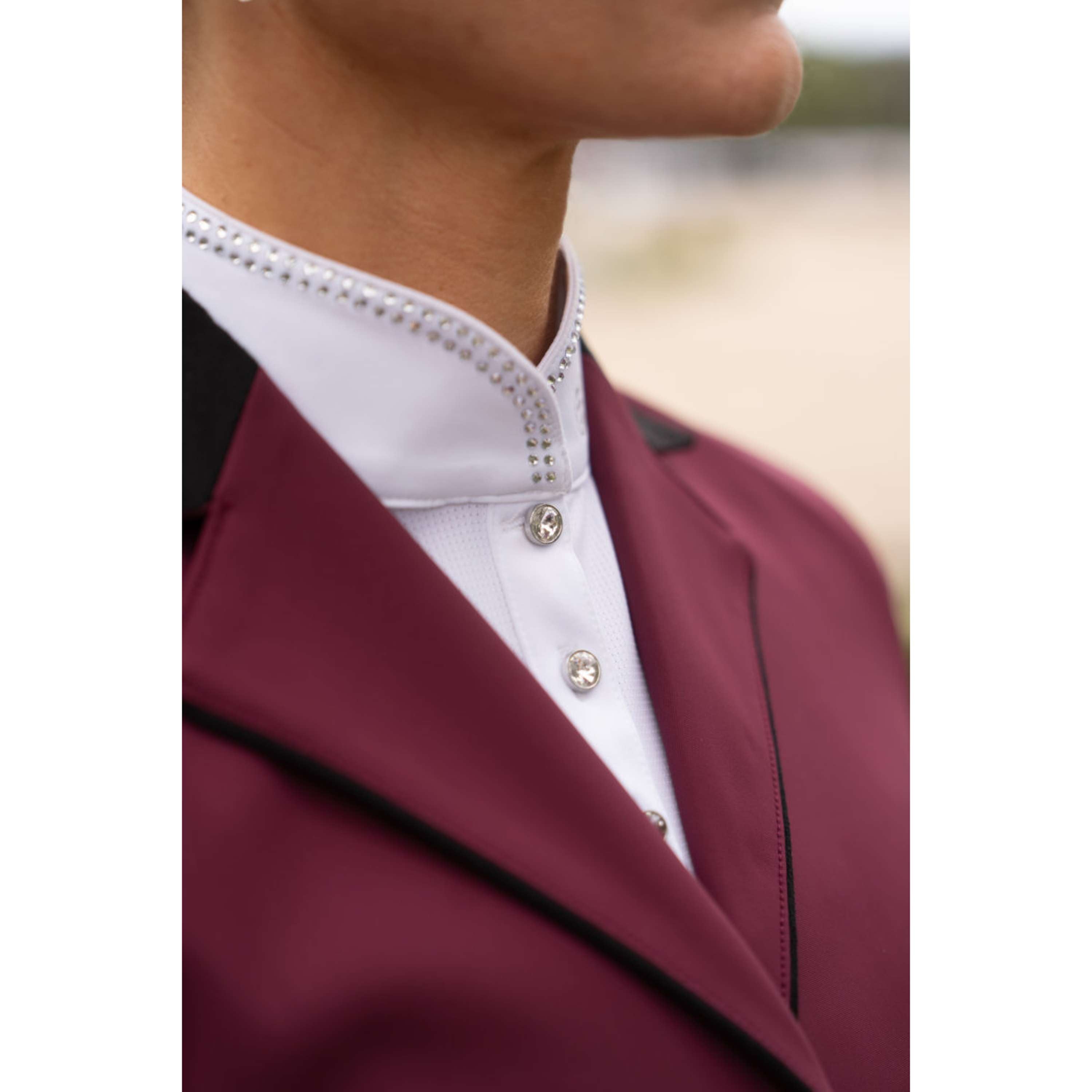 Equestrian Stockholm Wedstrijdshirt Revenew Merlot
