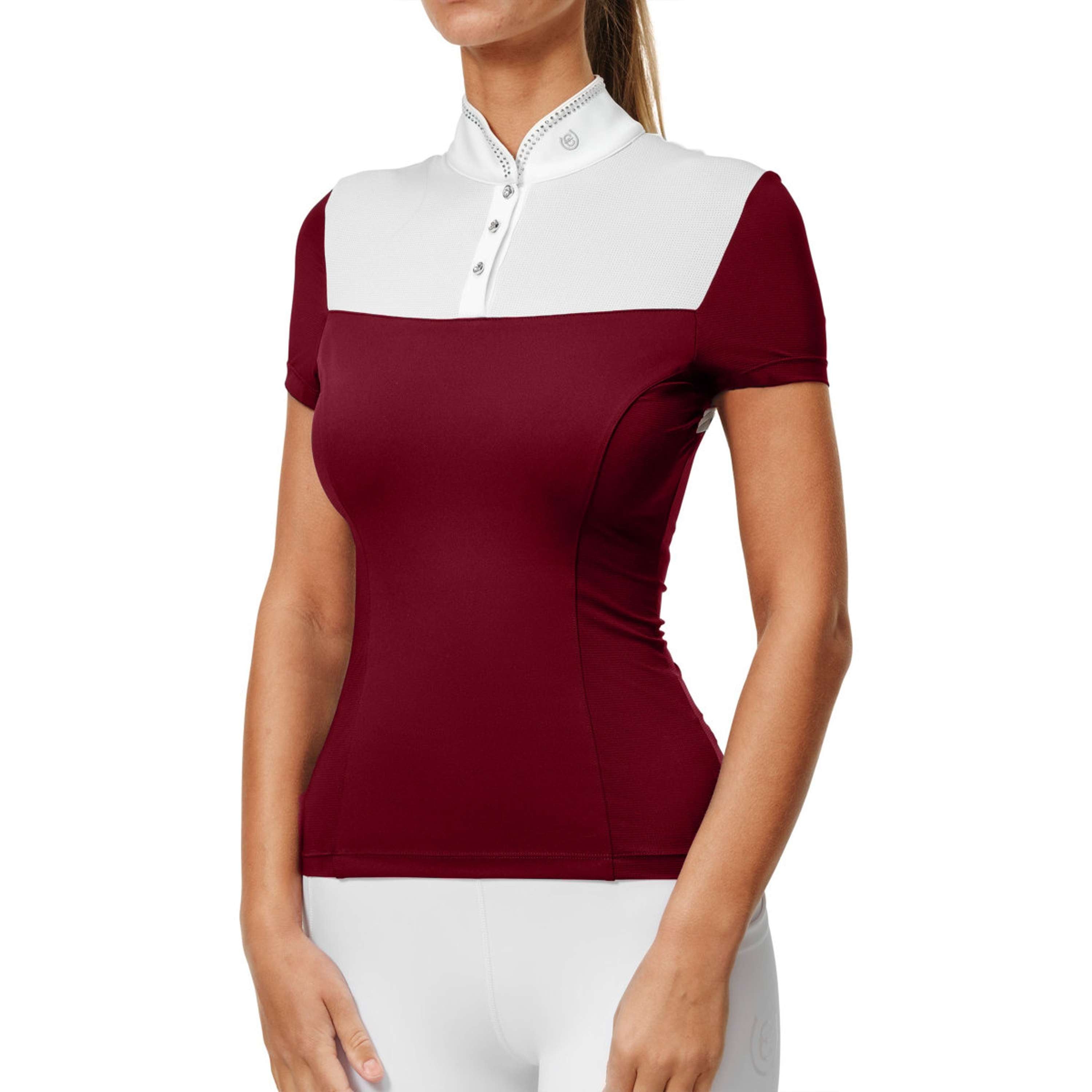 Equestrian Stockholm Wedstrijdshirt Revenew Merlot