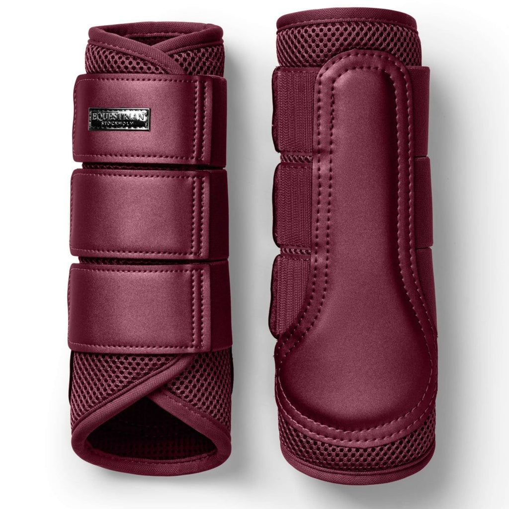 Equestrian Stockholm Beenbeschermers Mesh Merlot