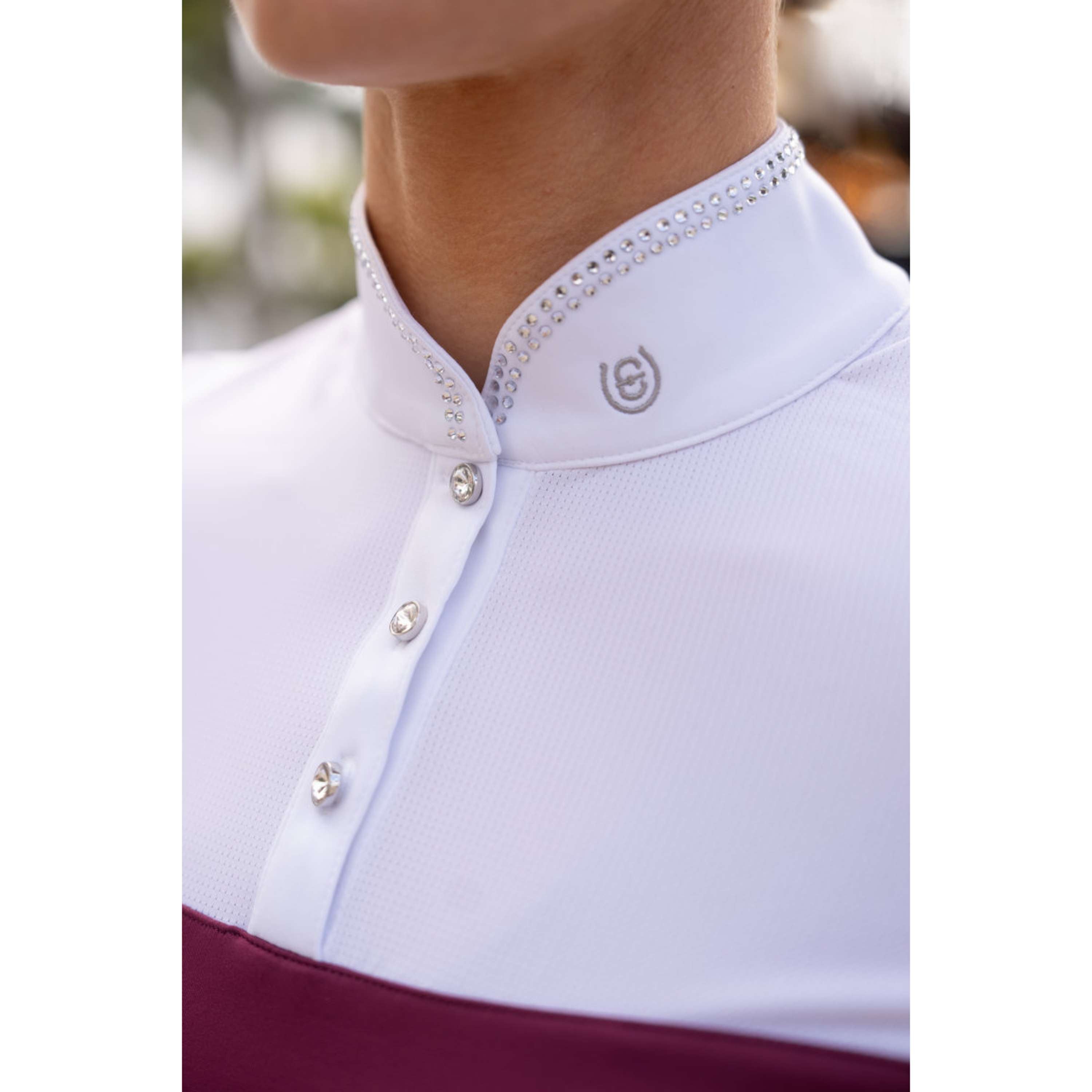 Equestrian Stockholm Wedstrijdshirt Revenew Merlot