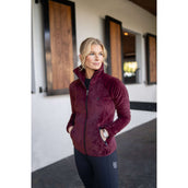 Equestrian Stockholm Fleecejack Velvet Merlot