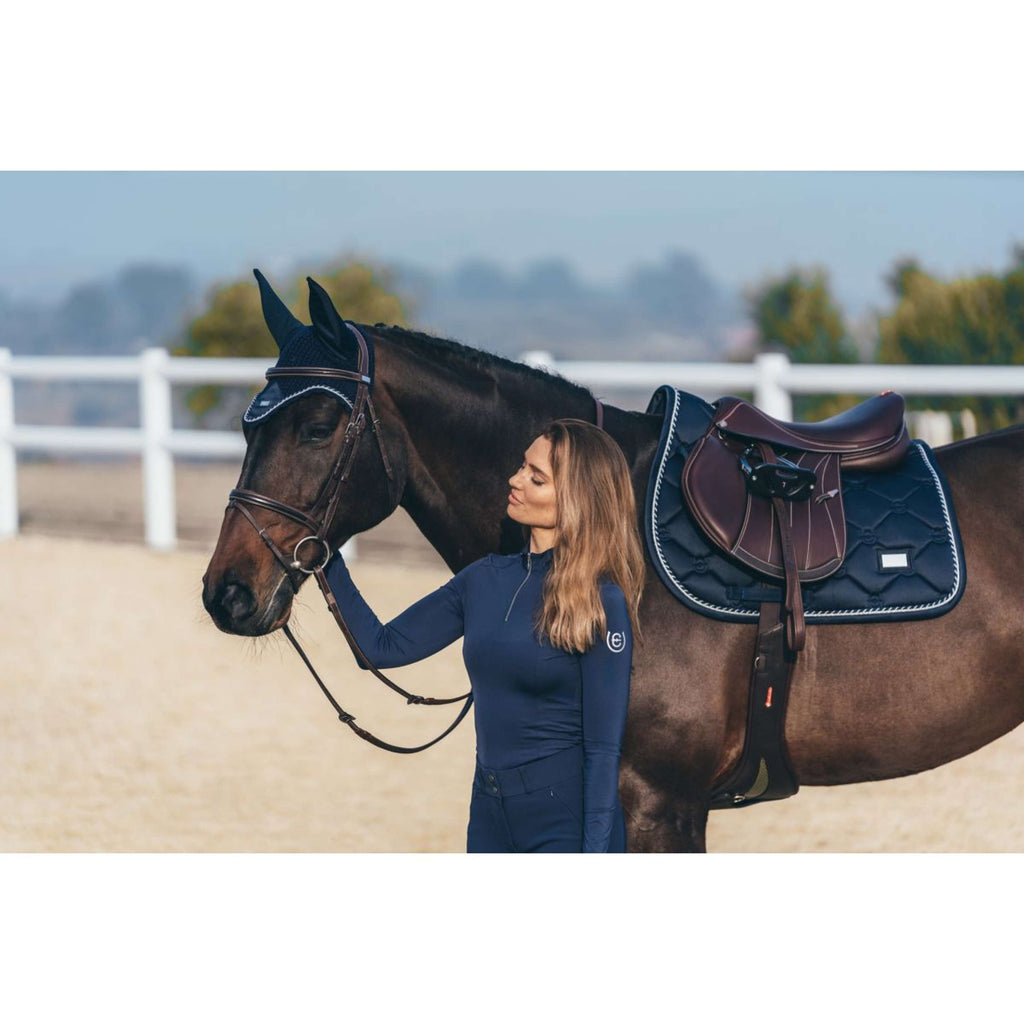 Equestrian Stockholm Zadeldekje Springen Midnight Blue