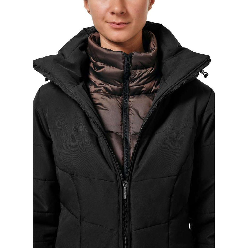 Equestrian Stockholm Winterjas Denali Black Mocha