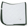 Equestrian Stockholm Zadeldekje Modern Dressuur Wit/Sycamore Green