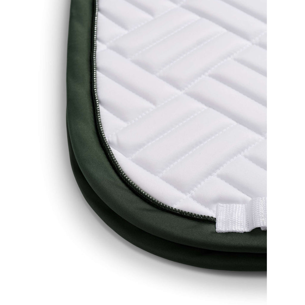 Equestrian Stockholm Zadeldekje Modern Dressuur Wit/Sycamore Green