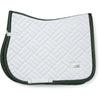 Equestrian Stockholm Zadeldekje Modern Springen Wit/Sycamore Green