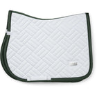 Equestrian Stockholm Zadeldekje Modern Springen Wit/Sycamore Green