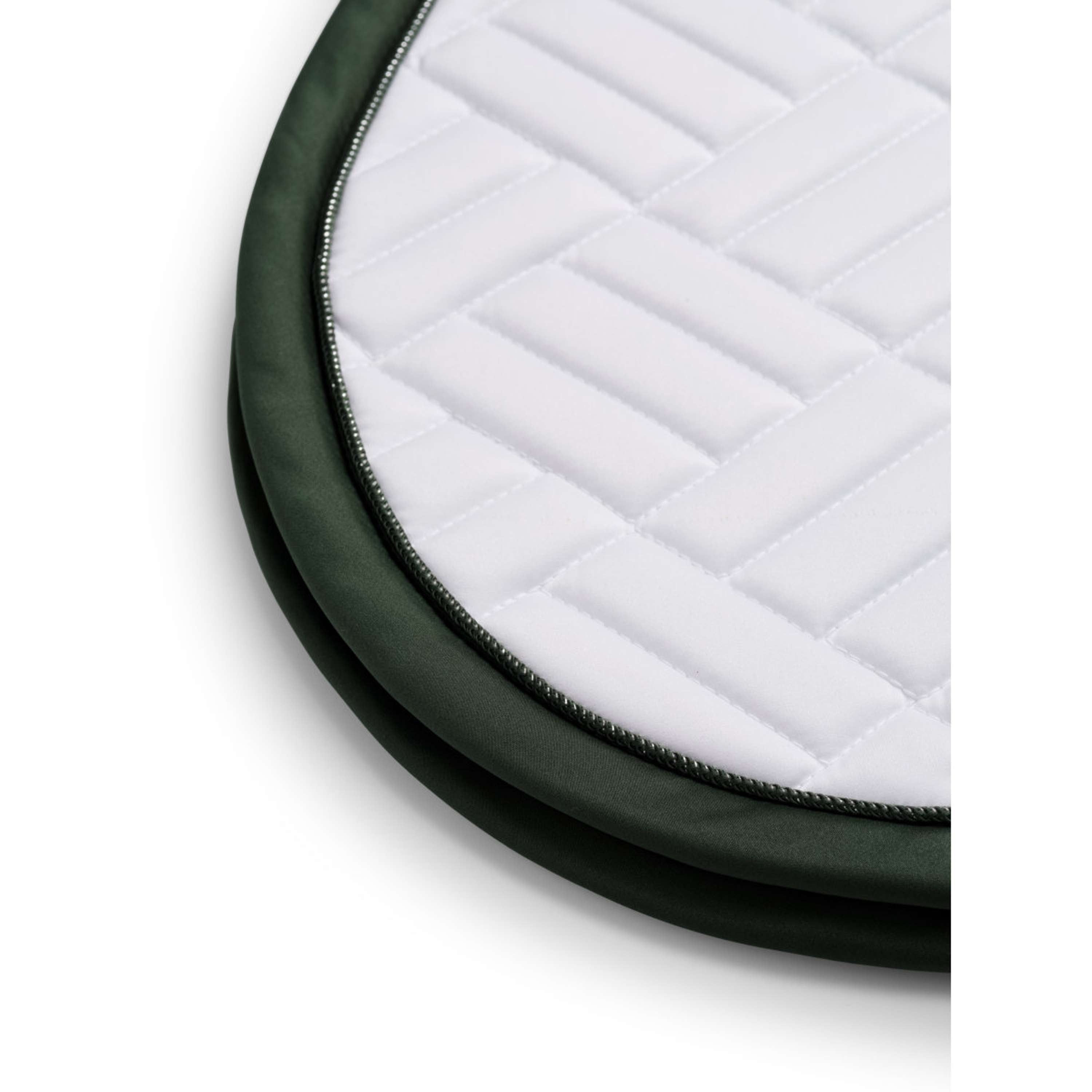 Equestrian Stockholm Zadeldekje Modern Springen Wit/Sycamore Green