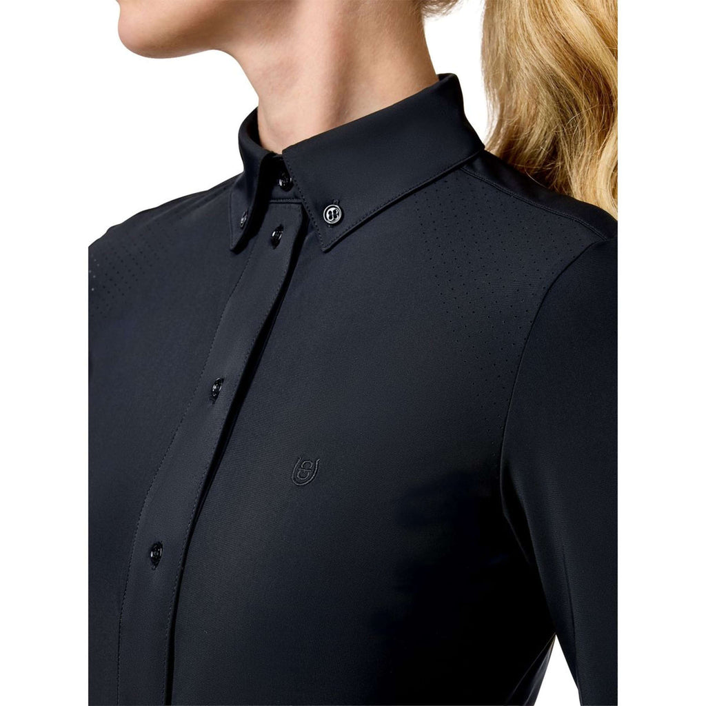 Equestrian Stockholm Wedstrijdshirt Performance Zwart
