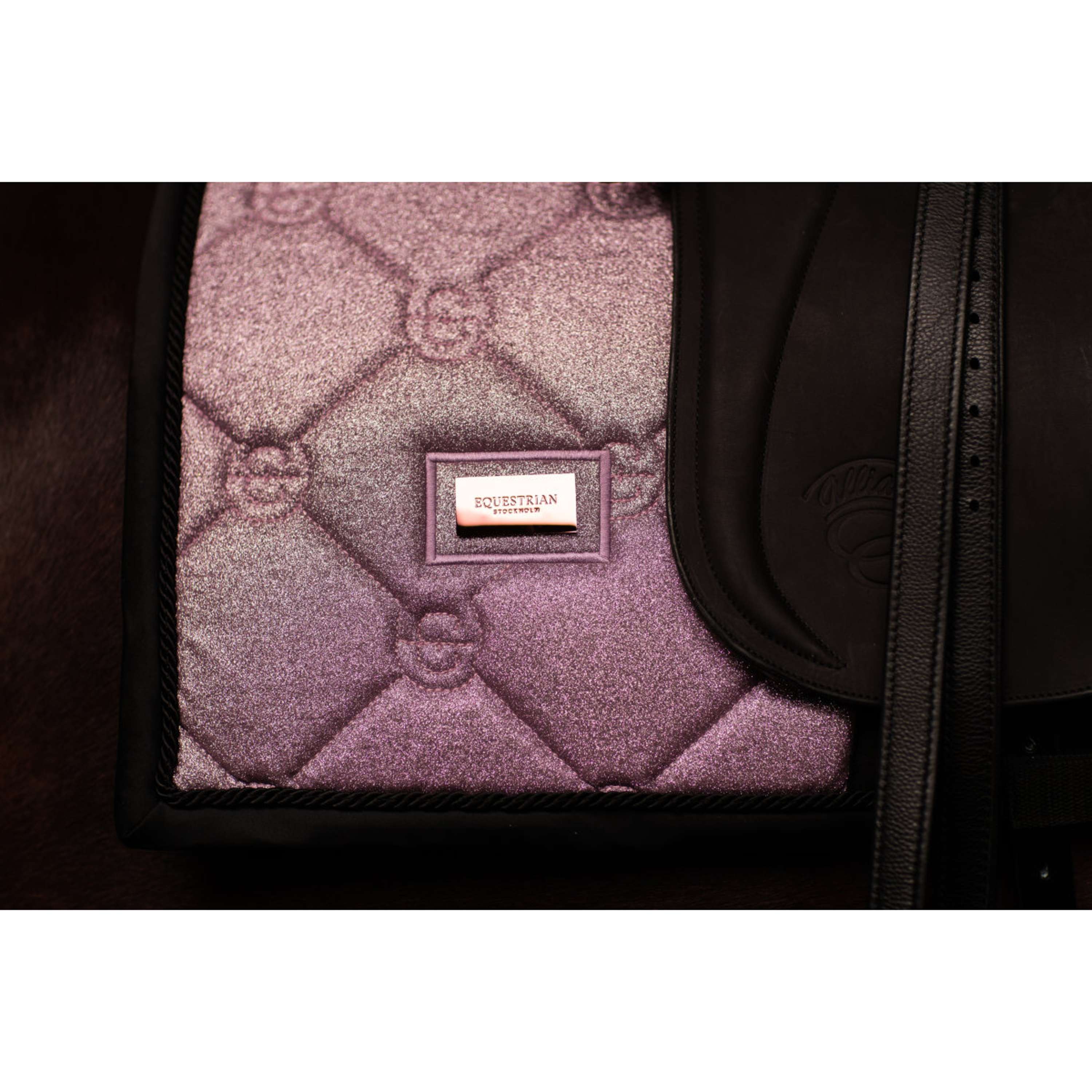 Equestrian Stockholm Zadeldekje Dressuur Pink Glimmer