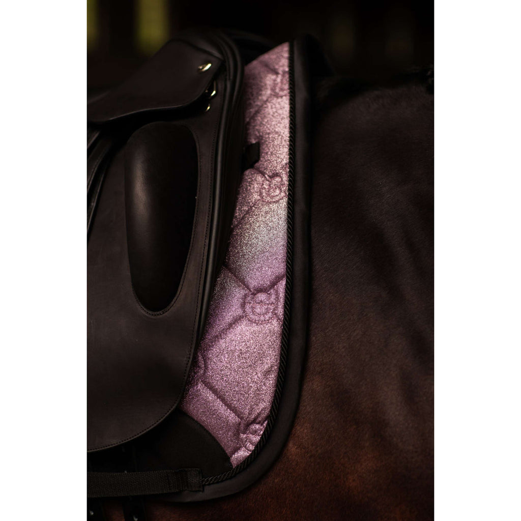 Equestrian Stockholm Zadeldekje Dressuur Pink Glimmer