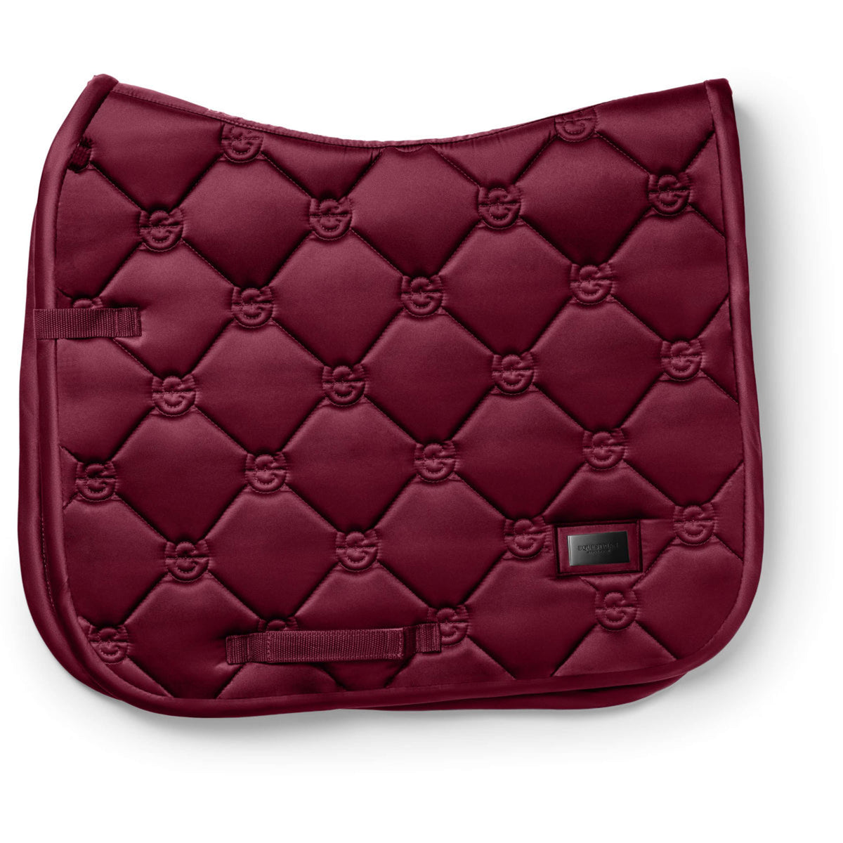 Equestrian Stockholm Zadeldekje Satin Dressuur Merlot