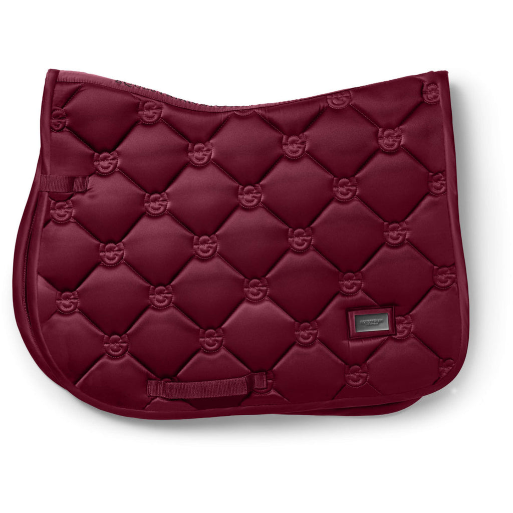 Equestrian Stockholm Zadeldekje Satin Springen Merlot