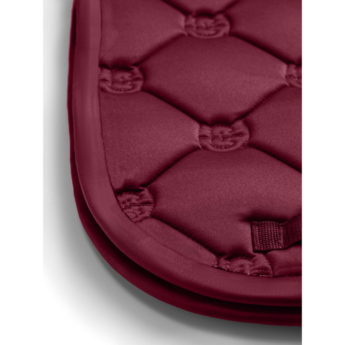 Equestrian Stockholm Zadeldekje Satin Dressuur Merlot