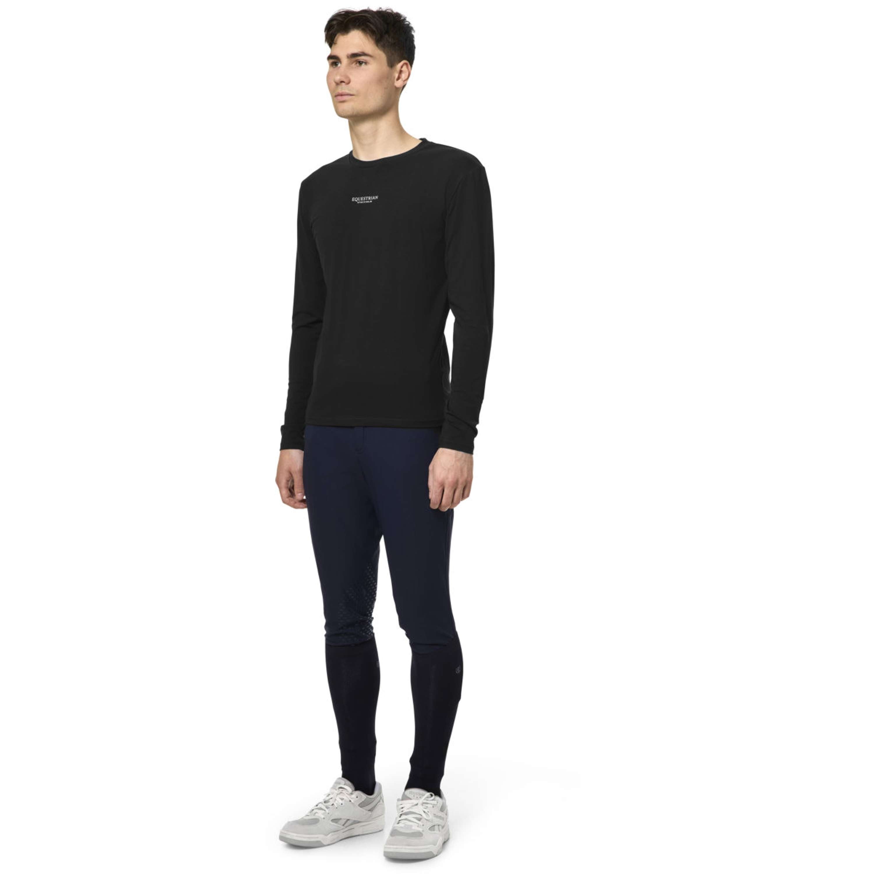 Equestrian Stockholm Shirt Soft Cotton Heren Zwart