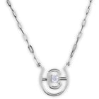 Equestrian Stockholm Halsketting Swarovski Crystal Silver