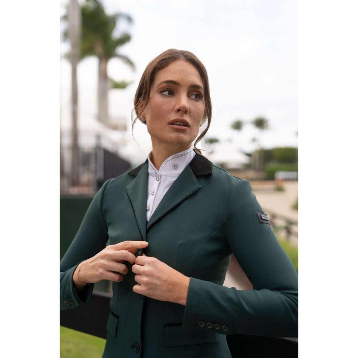 Equestrian Stockholm Wedstrijdjasje Classic Sycamore Green