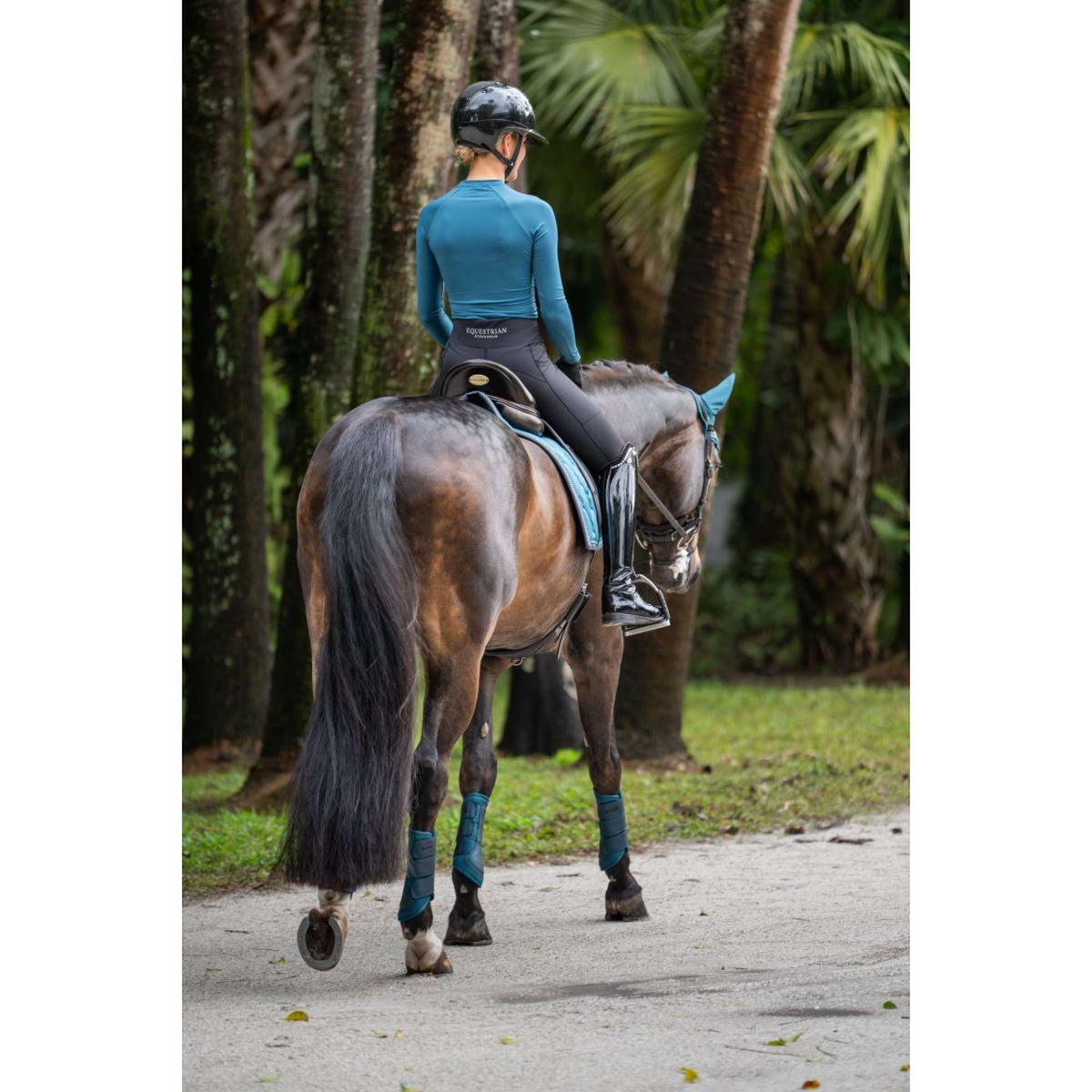 Equestrian Stockholm Shirt Dynamic Deep Teal