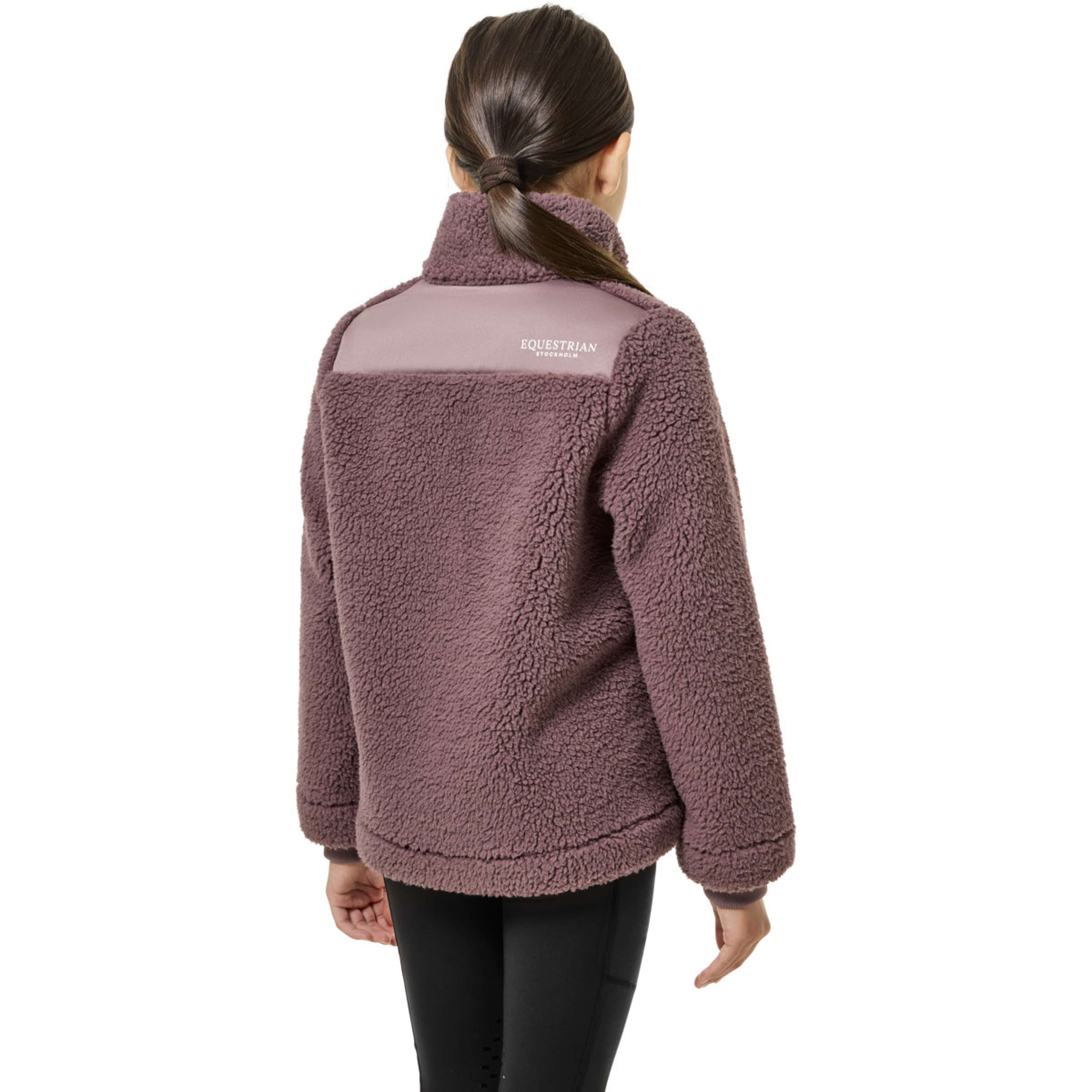Equestrian Stockholm Fleecejack Teddy Young Rider Blush