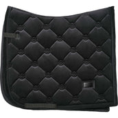 Equestrian Stockholm Zadeldekje Velvet Dressuur Zwart