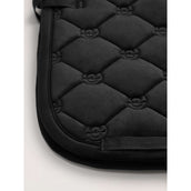 Equestrian Stockholm Zadeldekje Velvet Dressuur Zwart