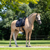 Equestrian Stockholm Zadeldekje Velvet Dressuur Zwart