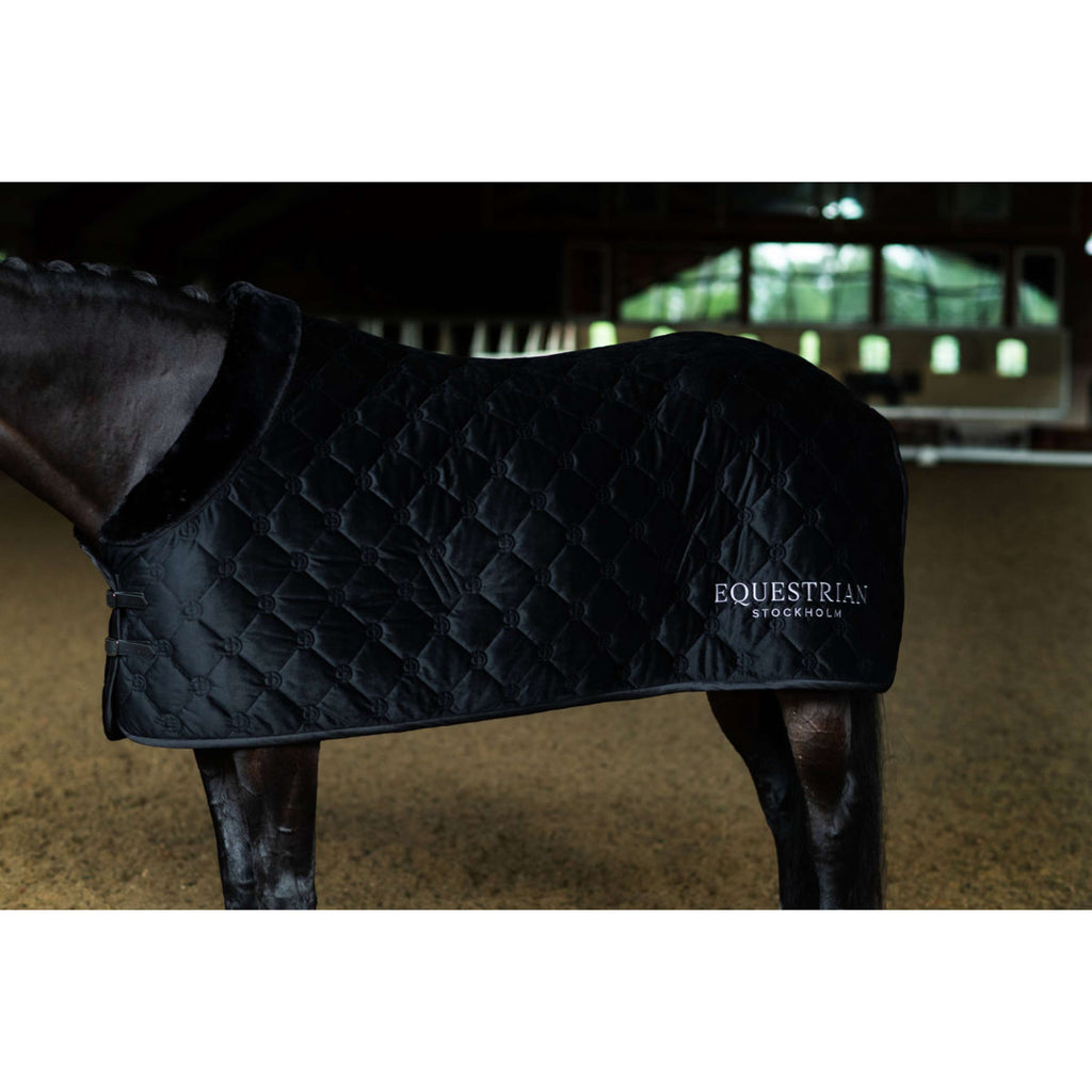 Equestrian Stockholm Fleecedeken Velvet Zwart