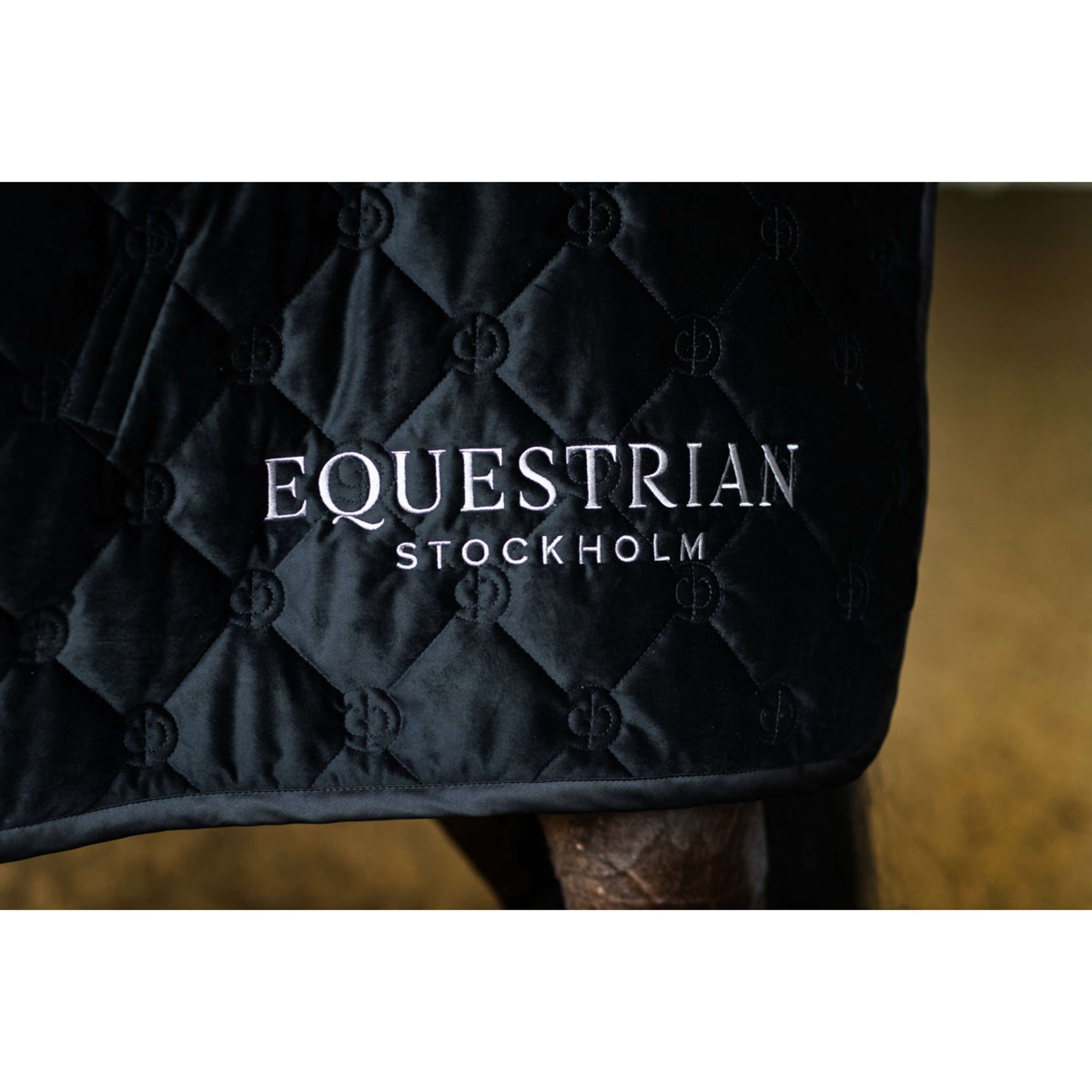 Equestrian Stockholm Fleecedeken Velvet Zwart