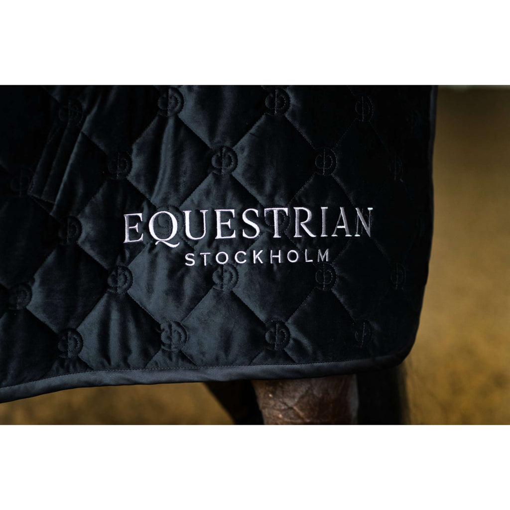 Equestrian Stockholm Fleecedeken Velvet Zwart
