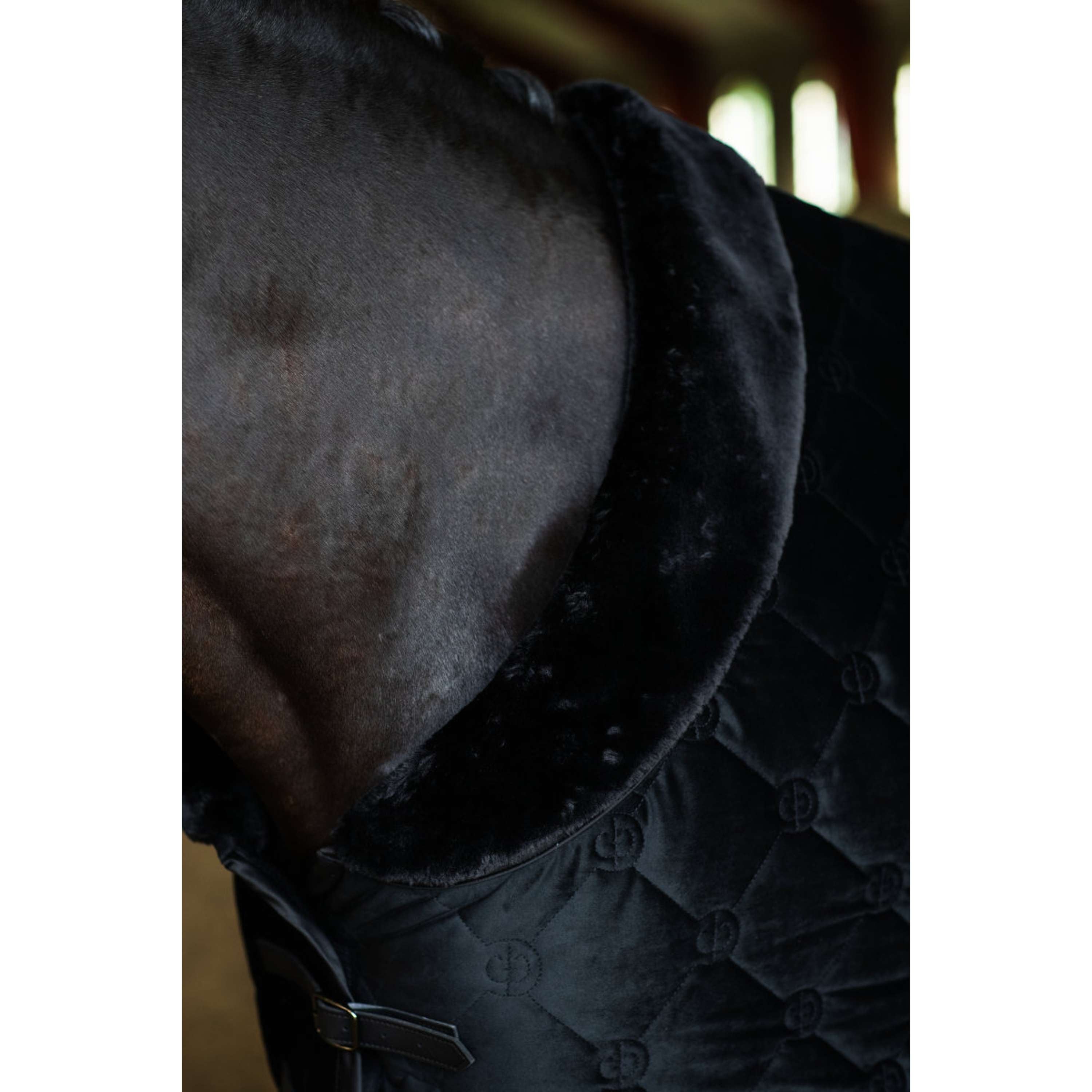 Equestrian Stockholm Fleecedeken Velvet Zwart