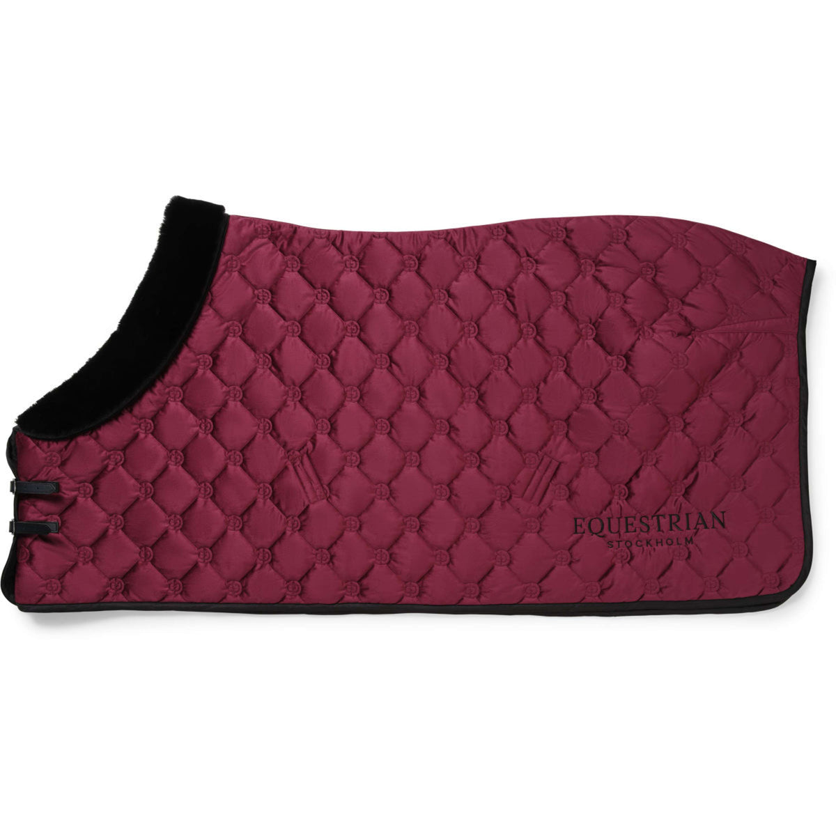 Equestrian Stockholm Fleecedeken Velvet Merlot