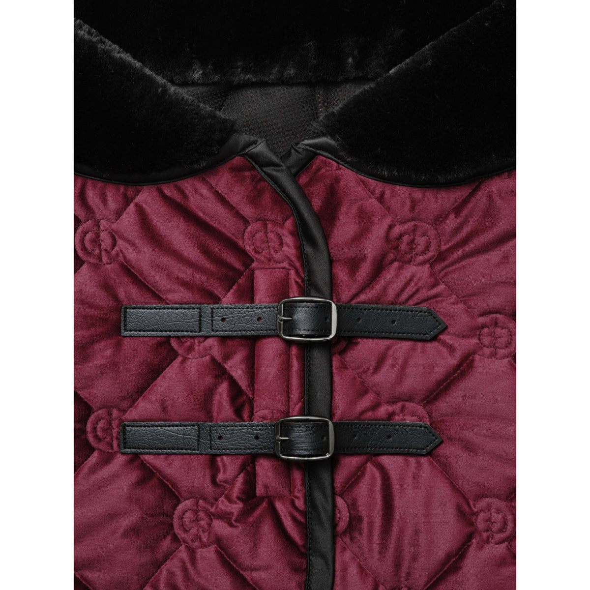 Equestrian Stockholm Fleecedeken Velvet Merlot