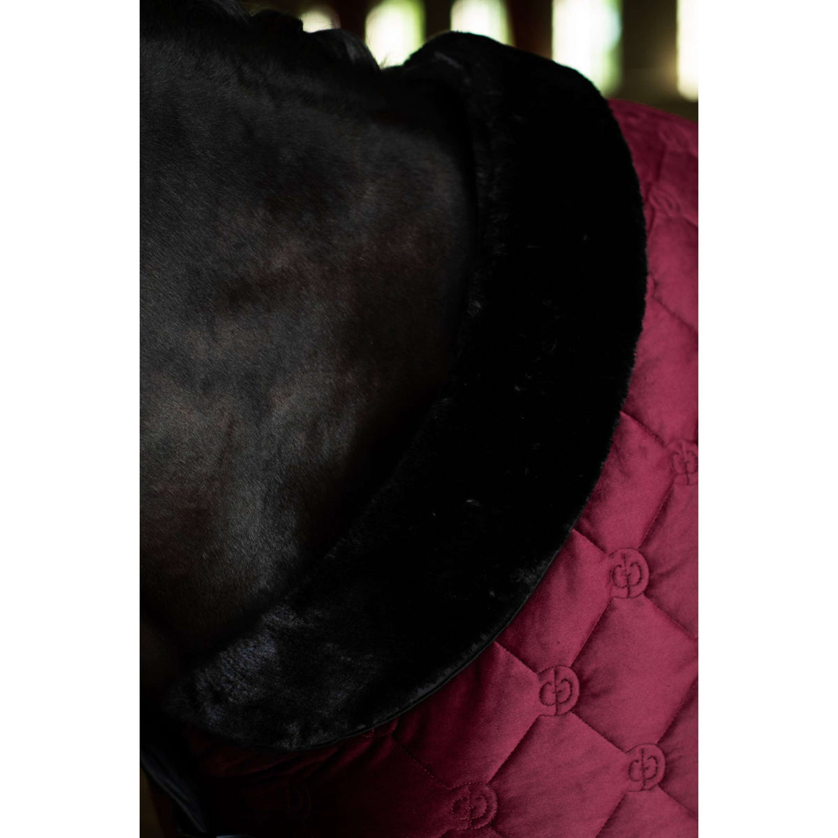 Equestrian Stockholm Fleecedeken Velvet Merlot