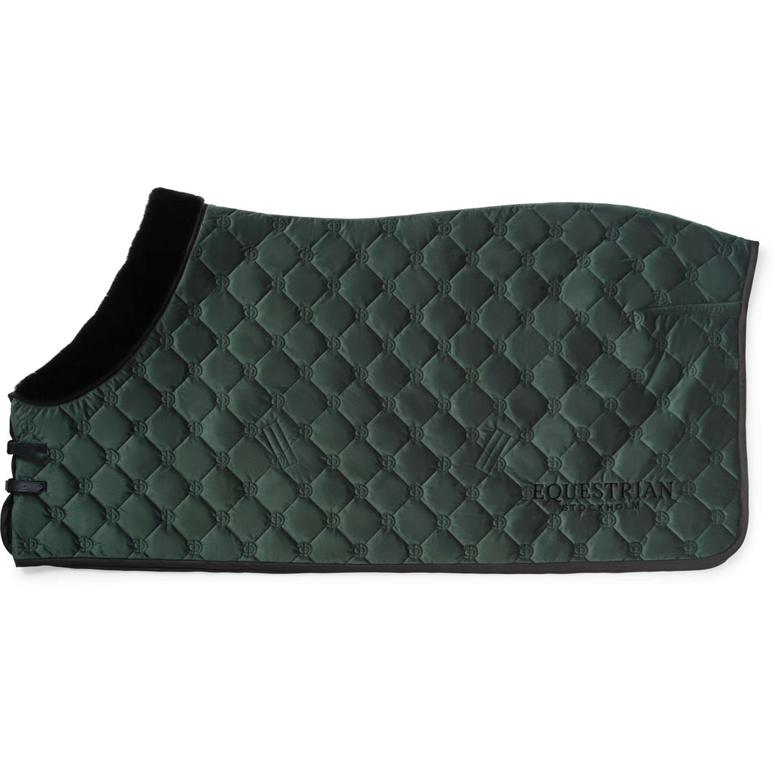 Equestrian Stockholm Fleecedeken Velvet Sycamore Green