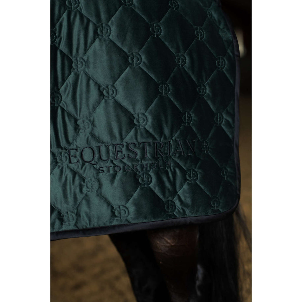 Equestrian Stockholm Fleecedeken Velvet Sycamore Green