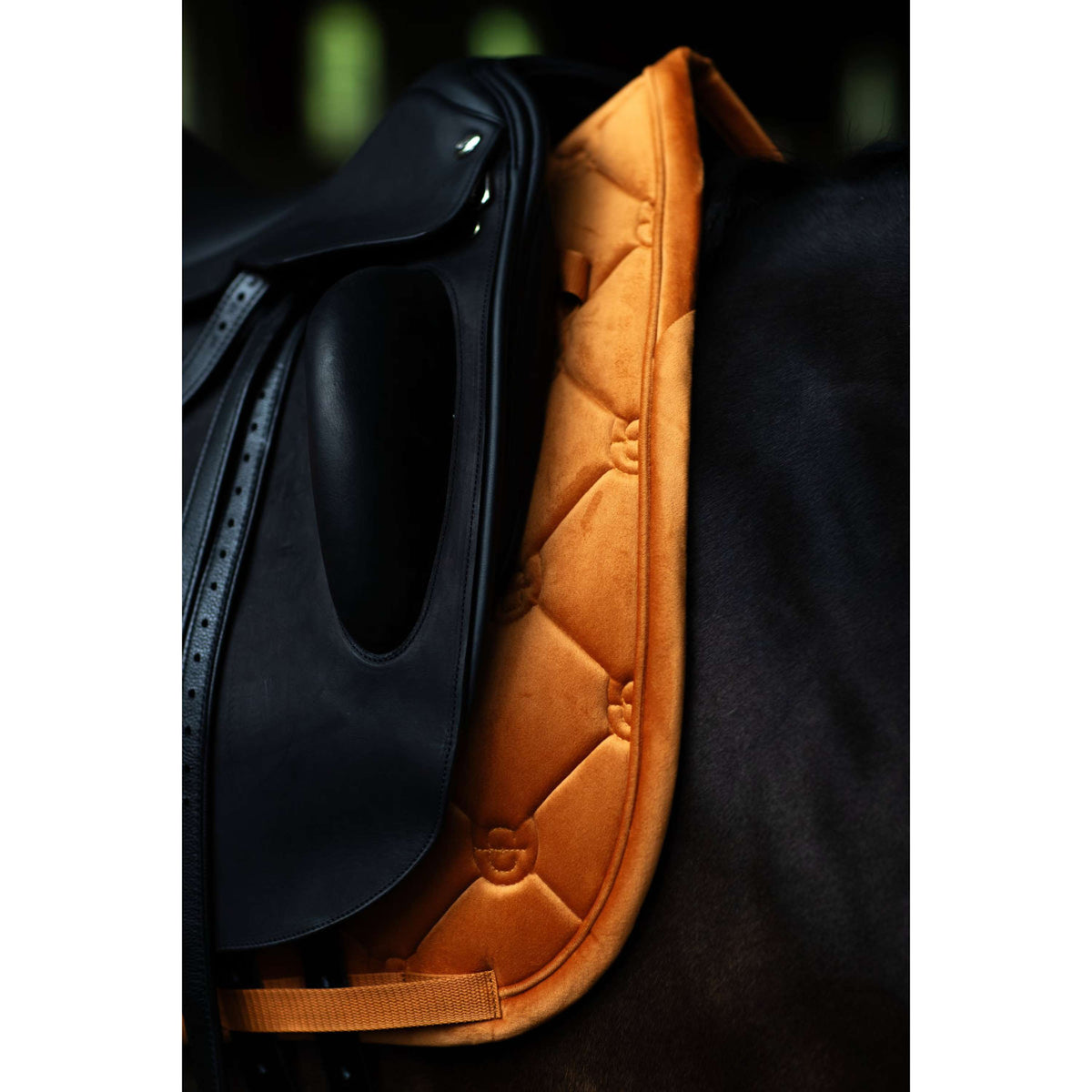 Equestrian Stockholm Zadeldekje Velvet Dressuur Chestnut