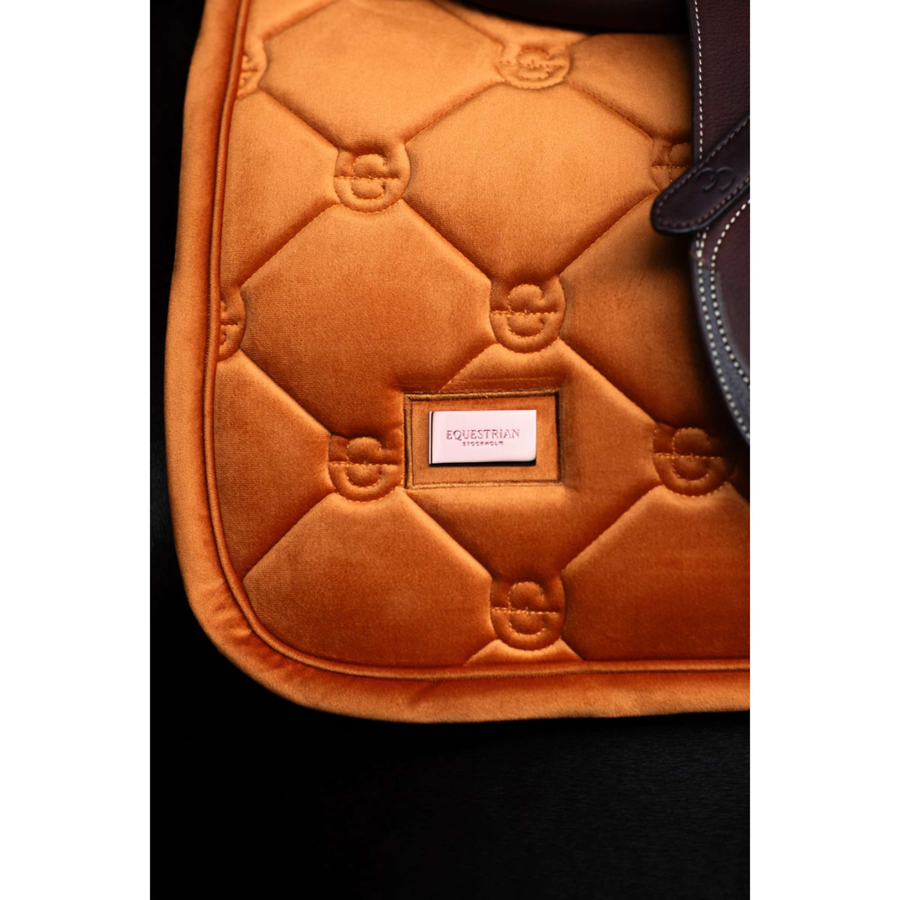 Equestrian Stockholm Zadeldekje Velvet Springen Chestnut