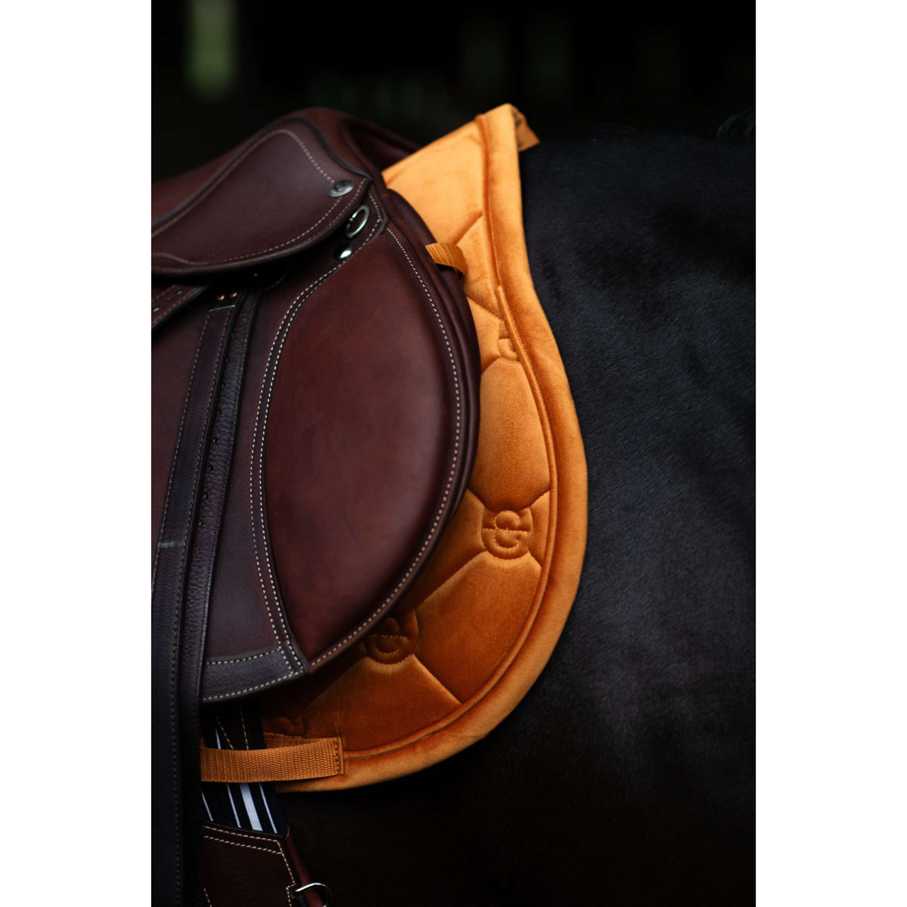 Equestrian Stockholm Zadeldekje Velvet Springen Chestnut