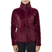 Equestrian Stockholm Fleecejack Velvet Merlot