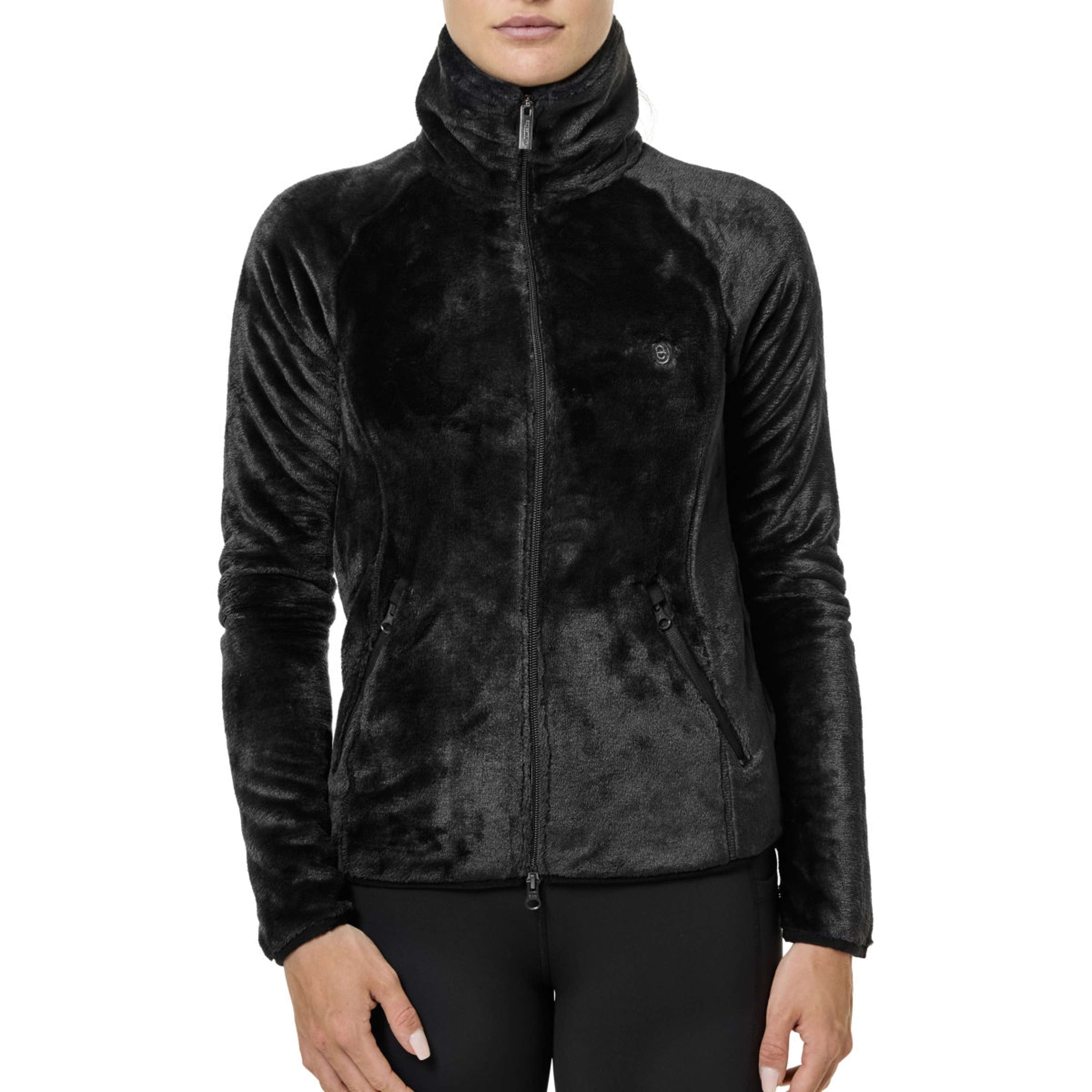 Equestrian Stockholm Fleecejack Velvet Zwart