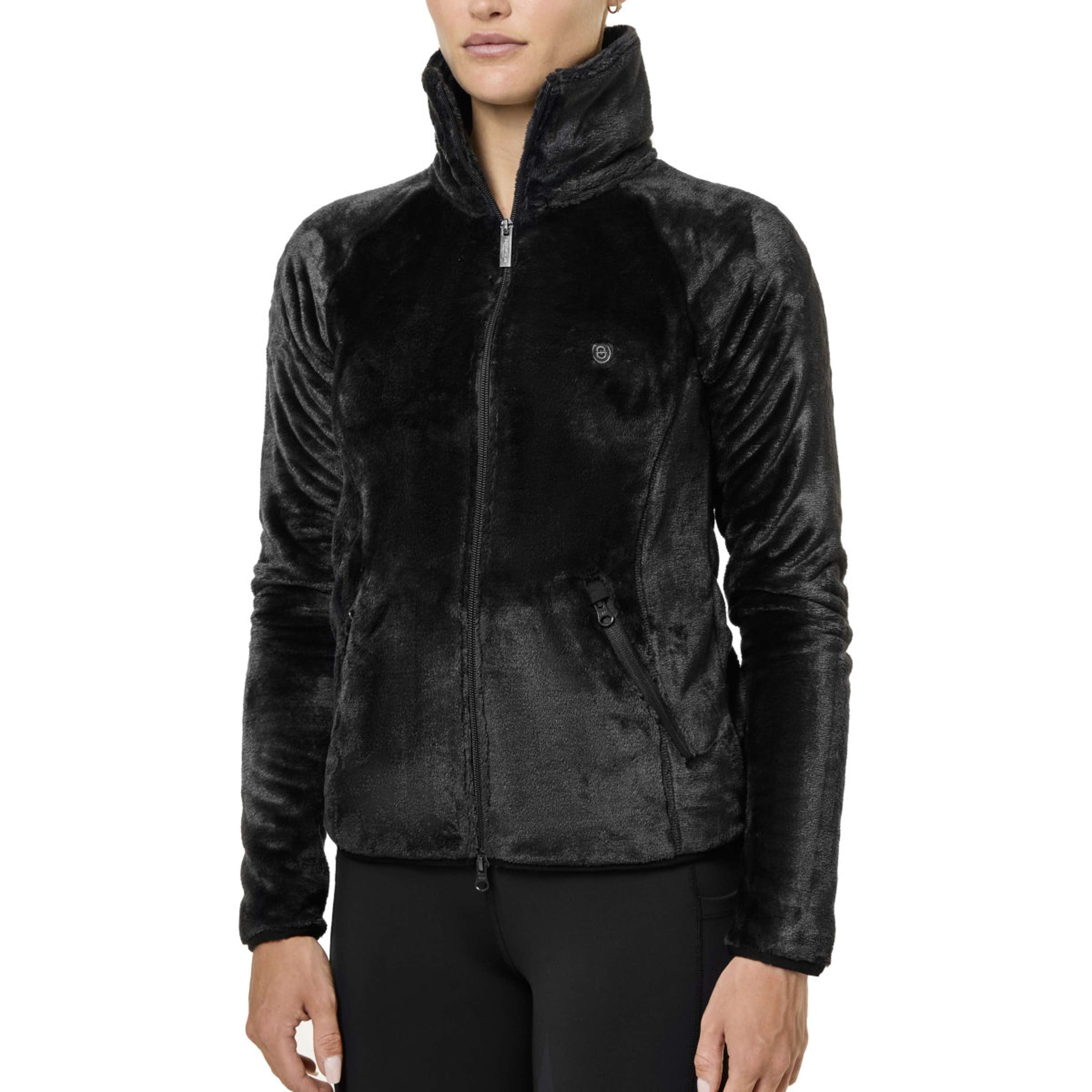 Equestrian Stockholm Fleecejack Velvet Zwart