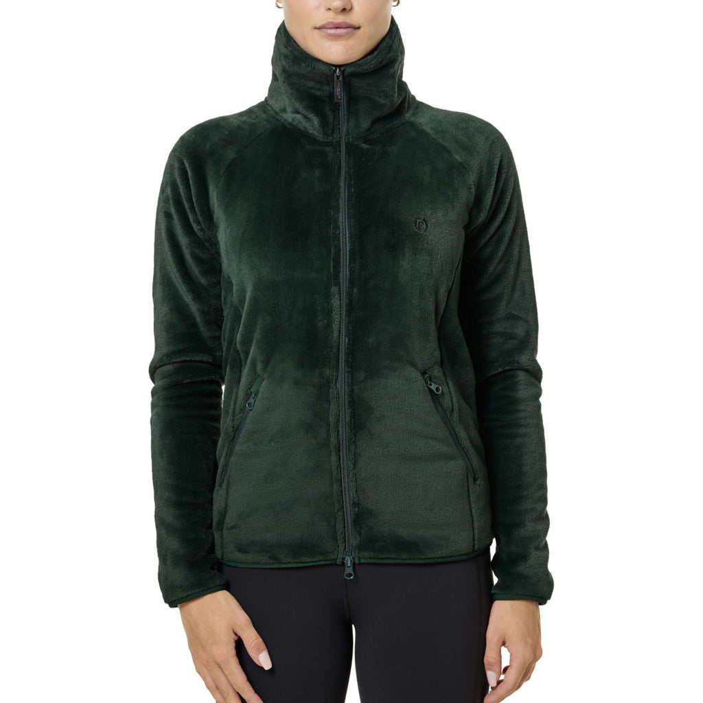 Equestrian Stockholm Fleecejack Velvet Sycamore Green