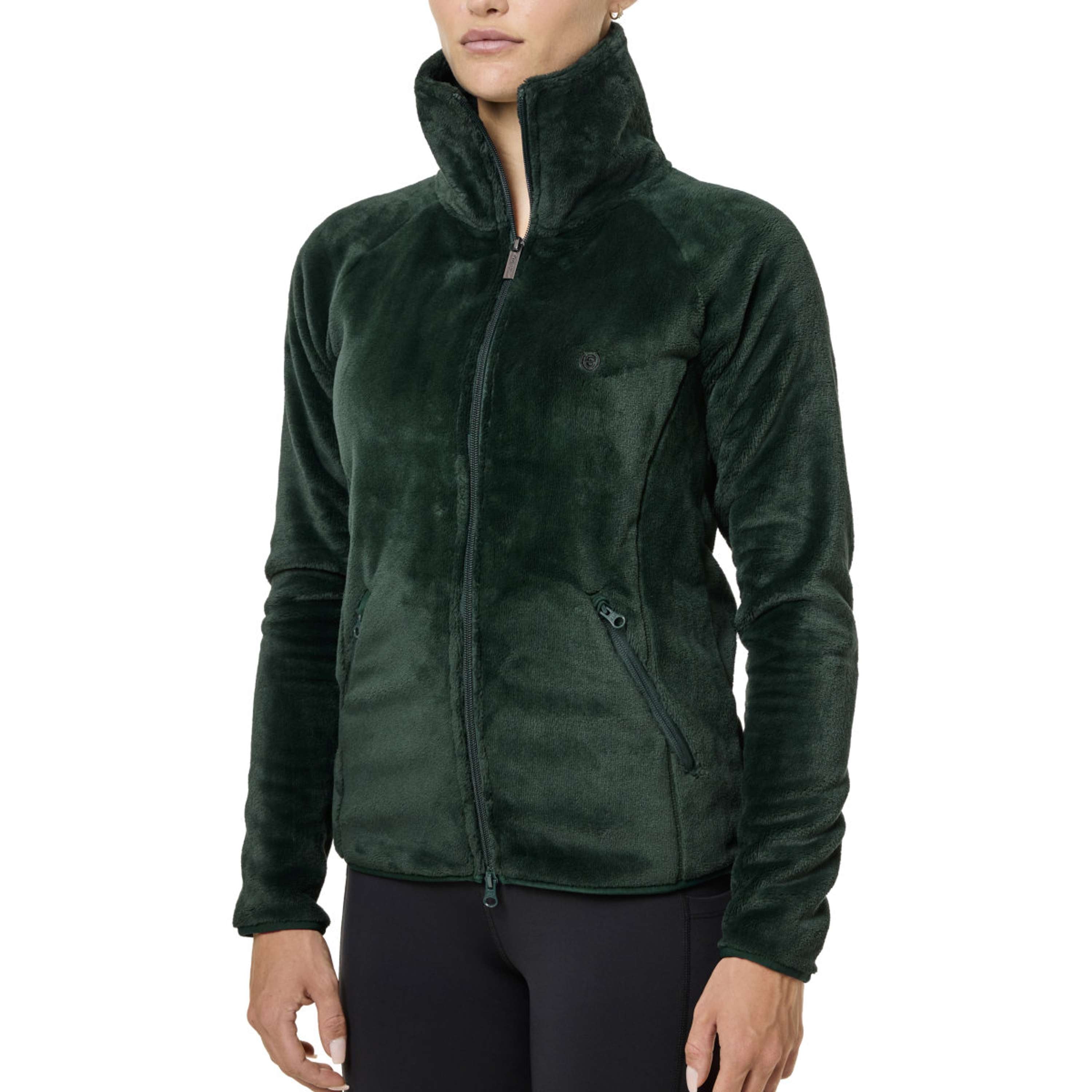 Equestrian Stockholm Fleecejack Velvet Sycamore Green