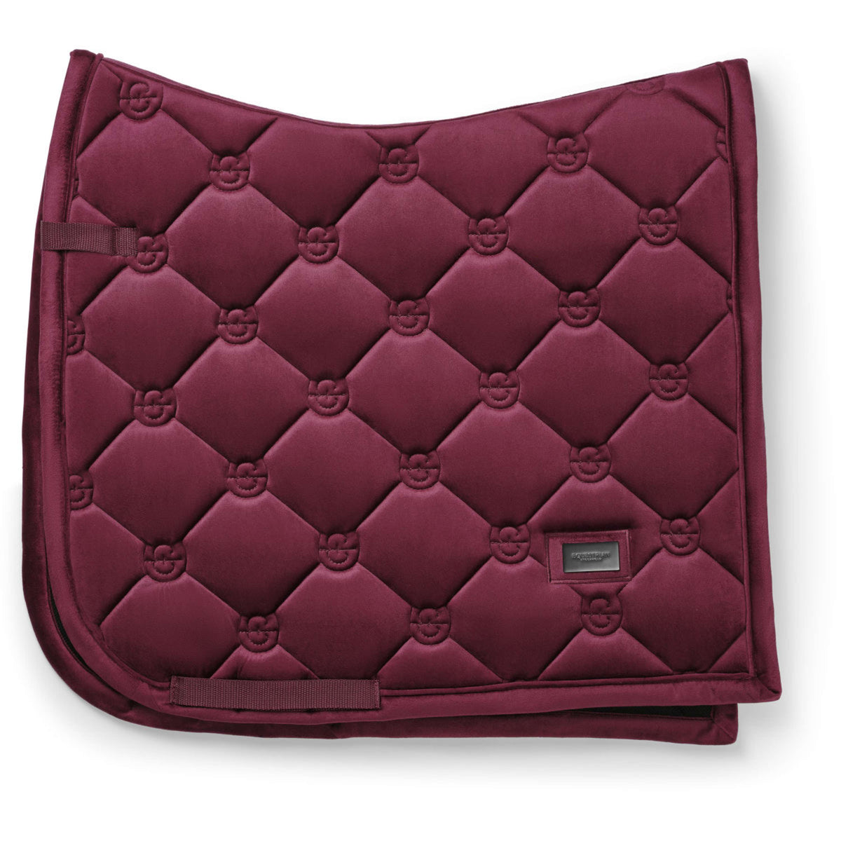 Equestrian Stockholm Zadeldekje Velvet Dressuur Merlot