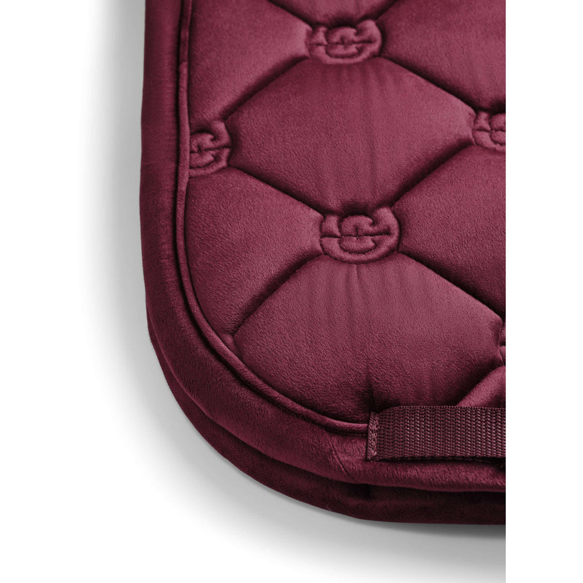 Equestrian Stockholm Zadeldekje Velvet Dressuur Merlot