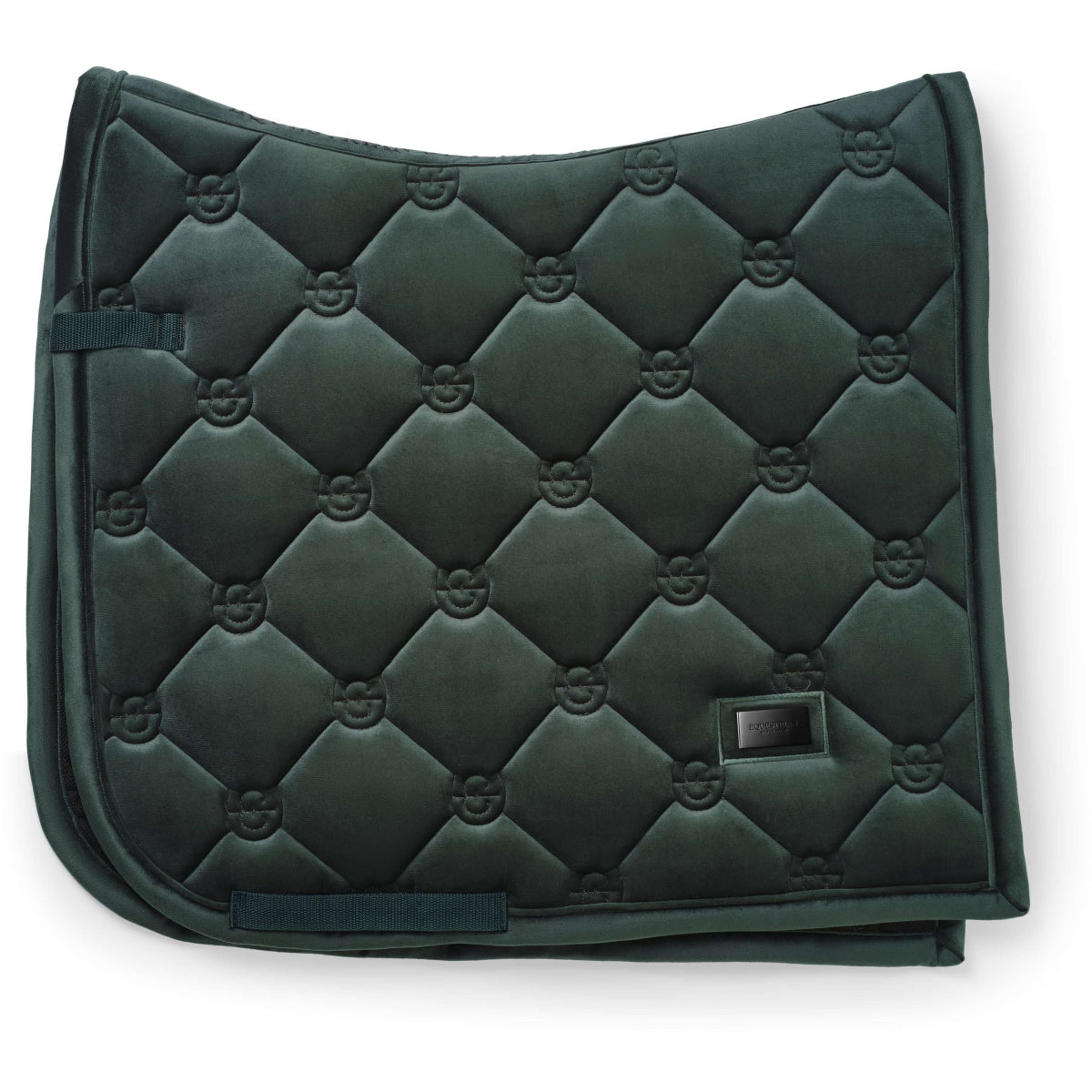 Equestrian Stockholm Zadeldekje Velvet Dressuur Sycamore Green
