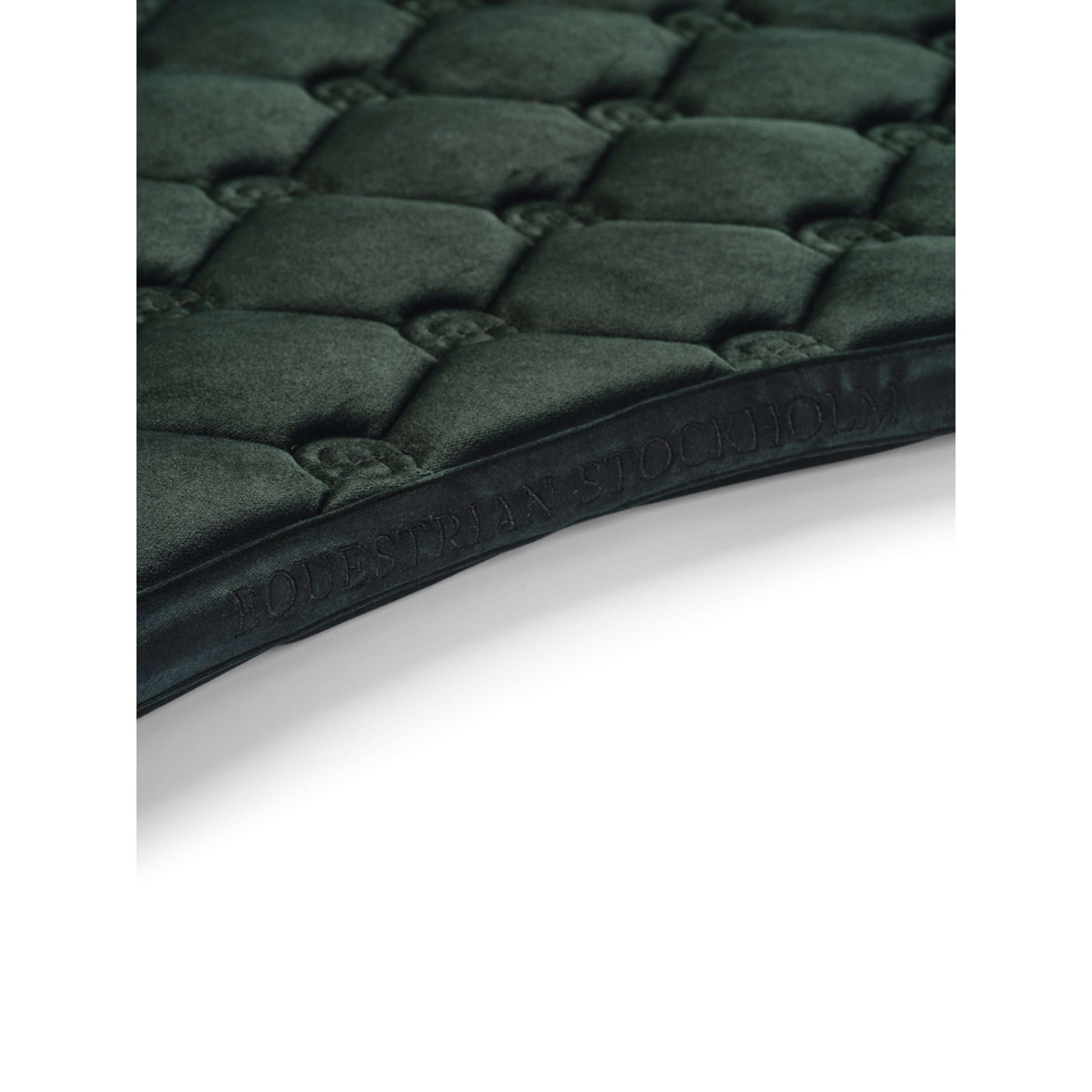 Equestrian Stockholm Zadeldekje Velvet Dressuur Sycamore Green